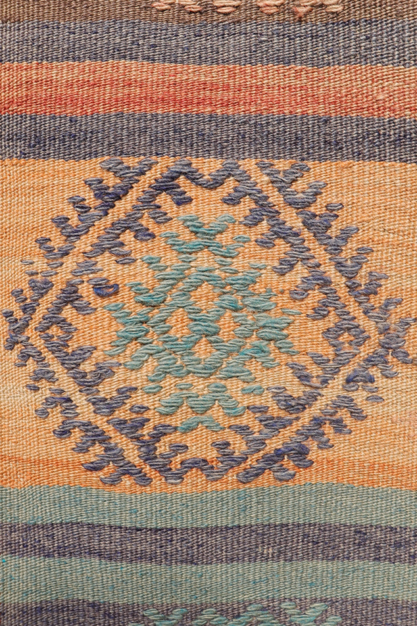 Vintage Selendi kilim from Turkey. 260x190 cms - Image 6