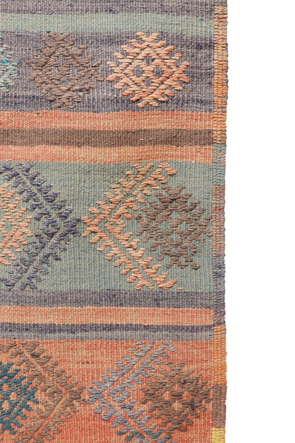 Vintage Selendi kilim from Turkey. 260x190 cms - Image 8
