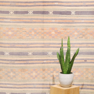 Kilim vintage de Selendi, Turquía. 278x184 cms