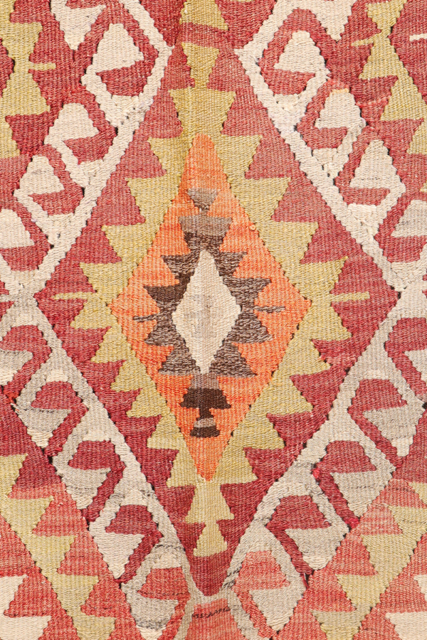 Semi-antique Antalya kilim from Turkey, 250x158 cms - Image 4