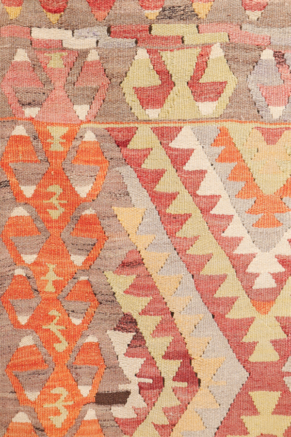 Semi-antique Antalya kilim from Turkey, 250x158 cms - Image 7