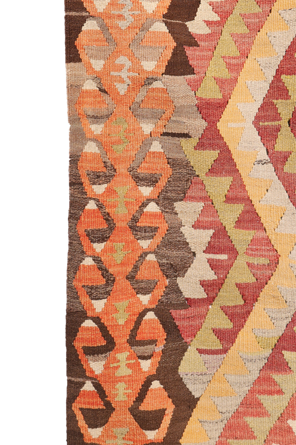 Semi-antique Antalya kilim from Turkey, 250x158 cms - Image 8