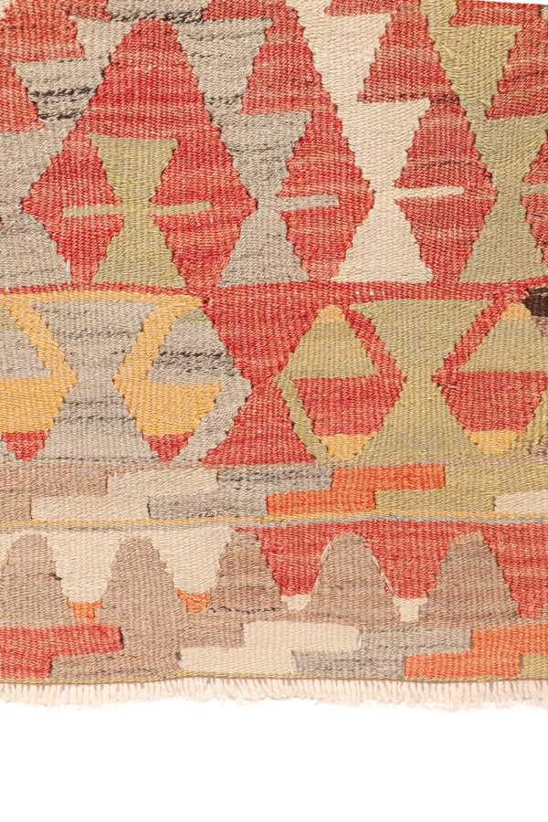 Semi-antique Antalya kilim from Turkey, 250x158 cms - Image 9