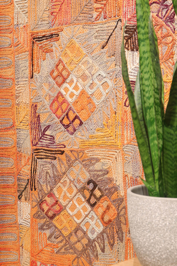 Vintage Marsh Arab kilim from Iraq. 243x160 cms - Image 3
