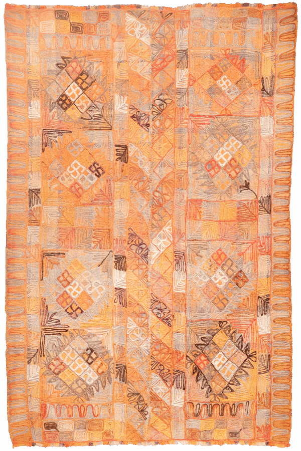 Vintage Marsh Arab kilim from Iraq. 243x160 cms - Image 10