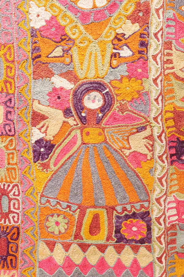 Semi-antique Marsh Arab kilim from Iraq. 245x165 cms - Image 3