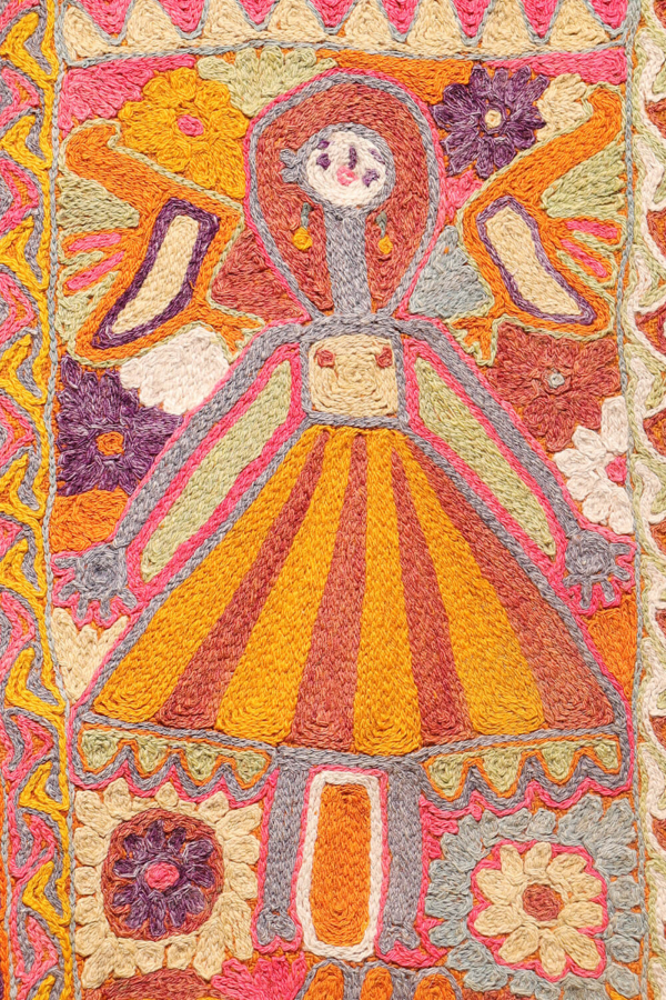 Semi-antique Marsh Arab kilim from Iraq. 245x165 cms - Image 7