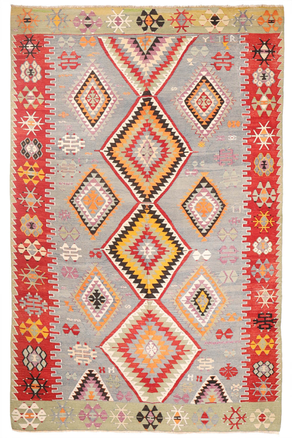 Vintage Esme kilim from Turkey. 257x166 cms - Image 2