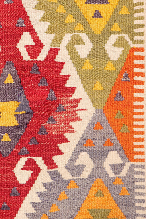Kilim vintage de Barak con elibelinde, Turquía. 250x165 cms - Imagen 5