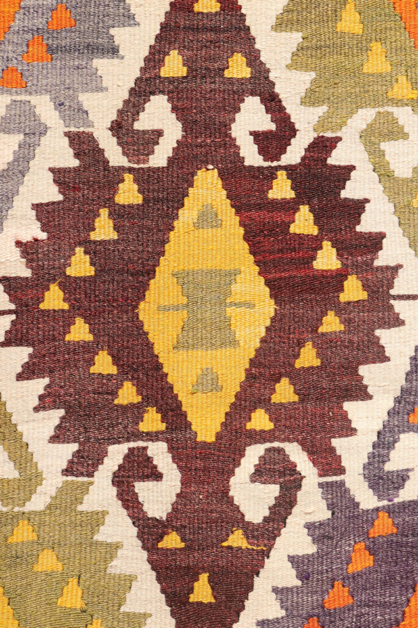 Kilim vintage de Barak con elibelinde, Turquía. 250x165 cms - Imagen 6