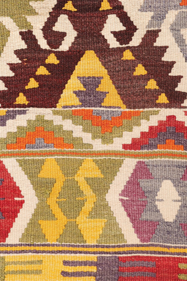 Kilim vintage de Barak con elibelinde, Turquía. 250x165 cms - Imagen 8