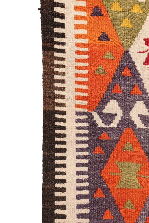 Kilim vintage de Barak con elibelinde, Turquía. 250x165 cms - Imagen 9
