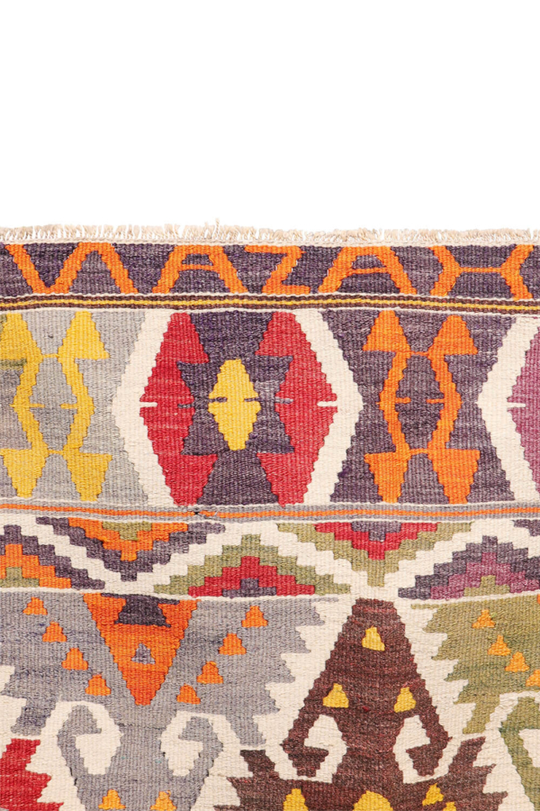 Kilim vintage de Barak con elibelinde, Turquía. 250x165 cms - Imagen 10