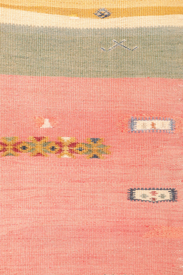 Antique Balikesir kilim from Turkey. 245x150 cms - Image 7