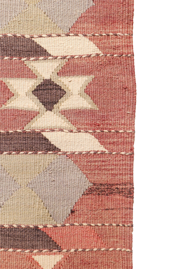 Semi-antique Milas kilim from Turkey. 257x168 cms - Image 7