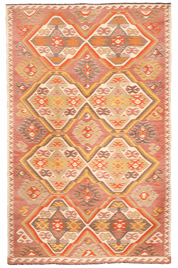 Semi-antique Mut kilim from Turkey. 256x170 cms - Image 10
