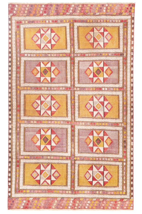 Semi-antique Kozak kilim from Turkey. 256x153 cms - Image 2