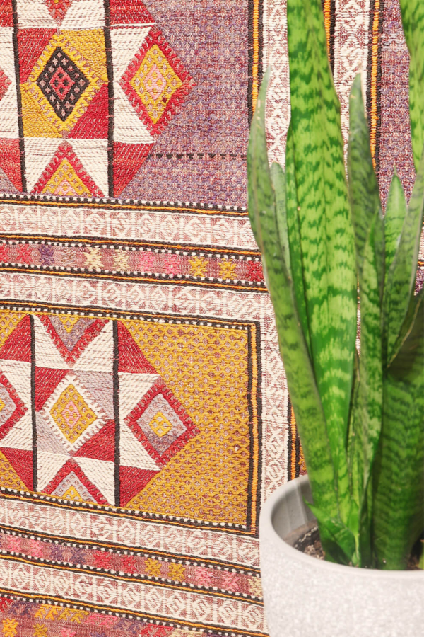 Semi-antique Kozak kilim from Turkey. 256x153 cms - Image 3