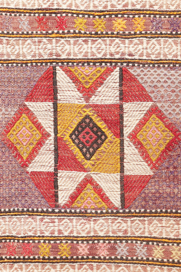 Semi-antique Kozak kilim from Turkey. 256x153 cms - Image 4