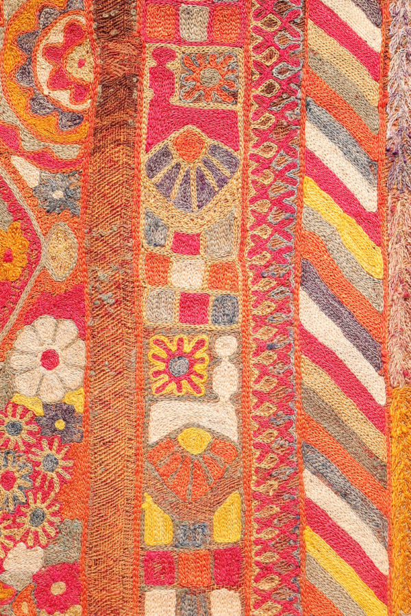 Semi-antique Marsh Arab kilim from Iraq. 245x173 cms - Image 6