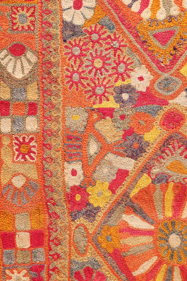 Semi-antique Marsh Arab kilim from Iraq. 245x173 cms - Image 7