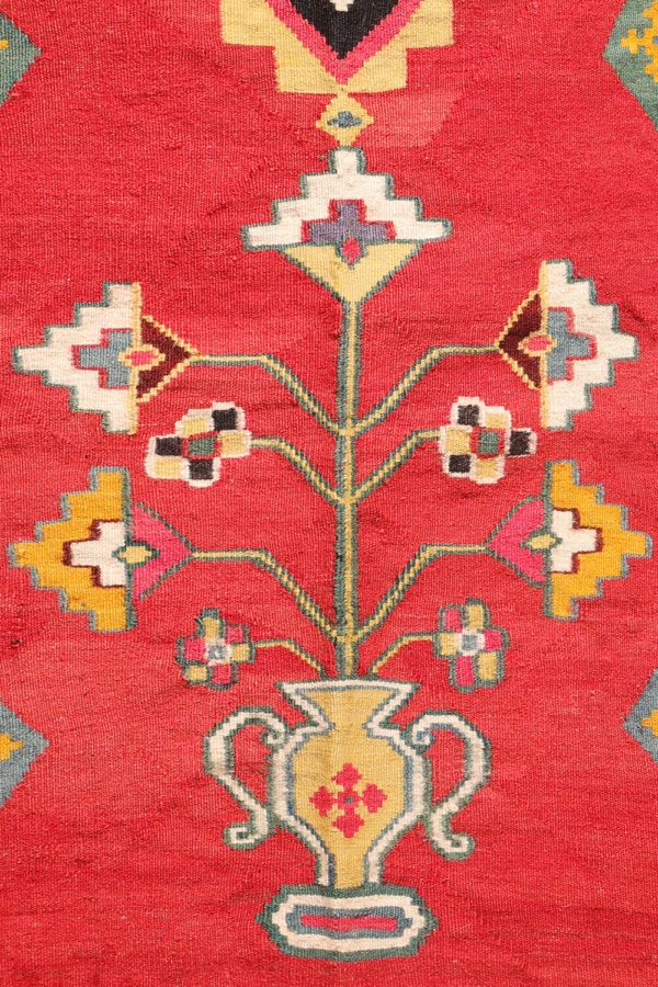 Vintage Qashqai kilim from Iran. 242x167 cms - Image 4
