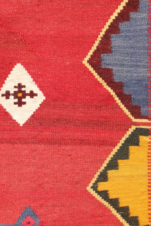 Vintage Qashqai kilim from Iran. 242x167 cms - Image 5