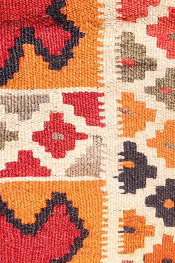 Vintage Qashqai kilim from Iran. 242x161 cms - Image 5