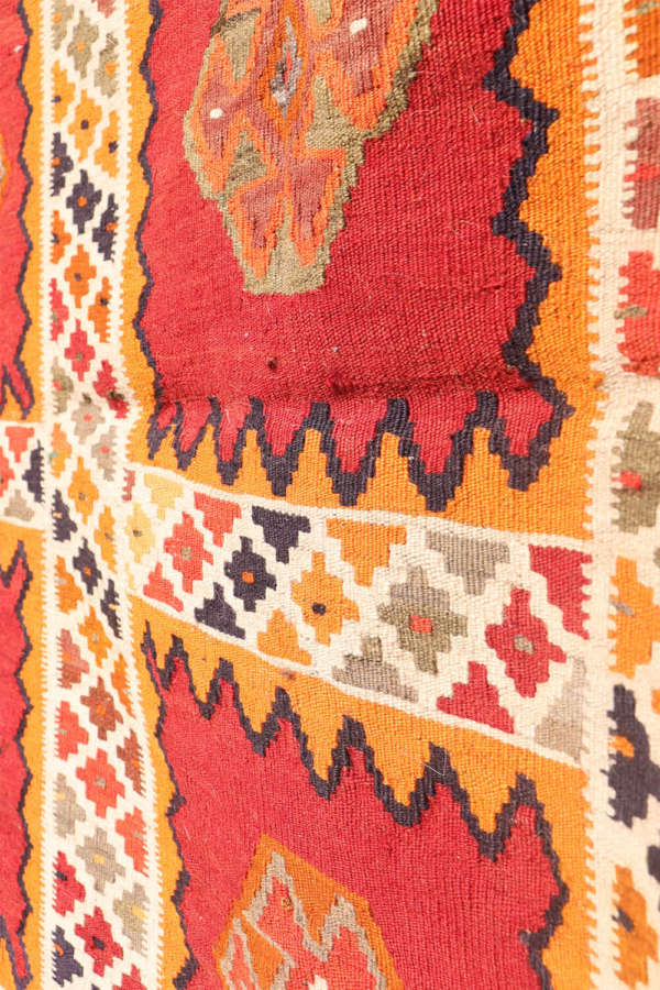Vintage Qashqai kilim from Iran. 242x161 cms - Image 7