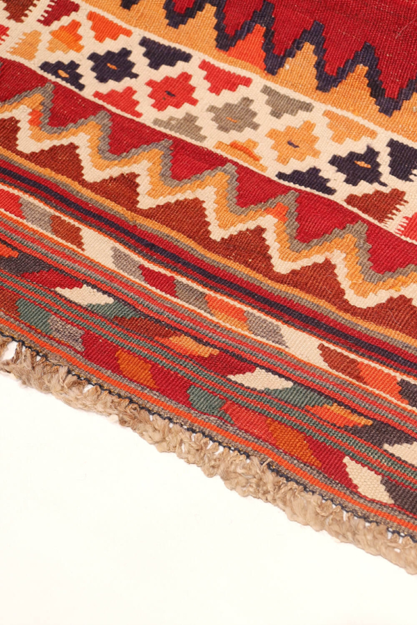 Vintage Qashqai kilim from Iran. 242x161 cms - Image 10