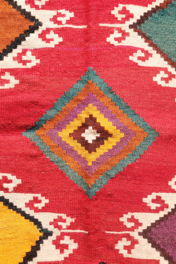 Vintage Qashqai kilim from Iran. 247x152 cms - Image 5