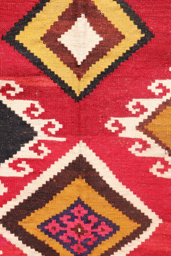 Vintage Qashqai kilim from Iran. 247x152 cms - Image 7