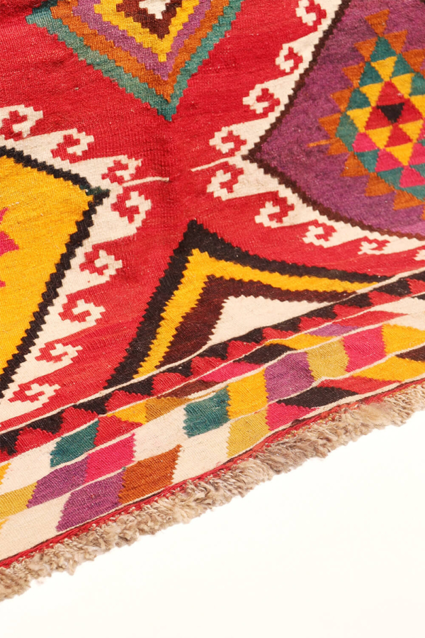 Vintage Qashqai kilim from Iran. 247x152 cms - Image 9