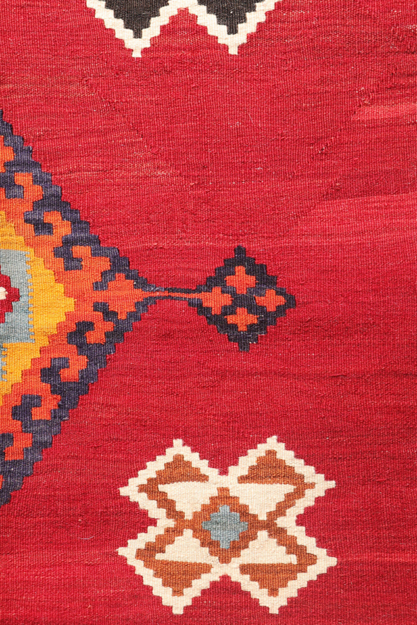 Vintage Qashqai kilim from Iran. 242x148 cms - Image 5