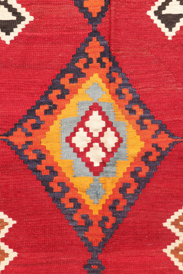 Vintage Qashqai kilim from Iran. 242x148 cms - Image 6