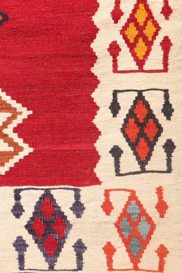 Vintage Qashqai kilim from Iran. 242x148 cms - Image 7