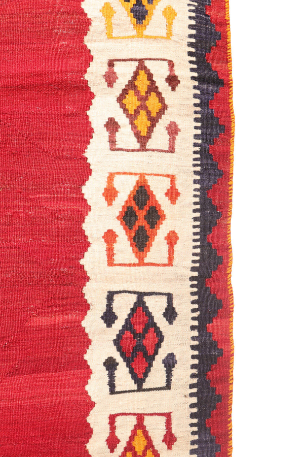 Vintage Qashqai kilim from Iran. 242x148 cms - Image 9
