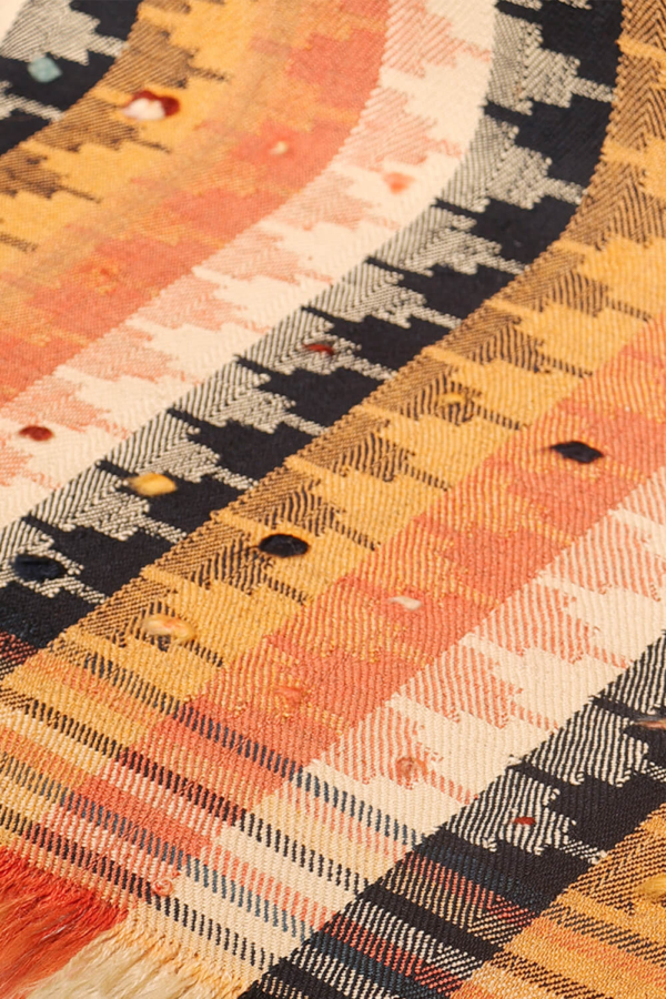 Kilim moj o jajim semi antiguo Qashqai, Irán. 242x156 cms - Imagen 8