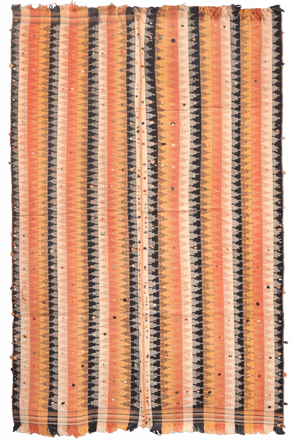 Kilim moj o jajim semi antiguo Qashqai, Irán. 242x156 cms - Imagen 9