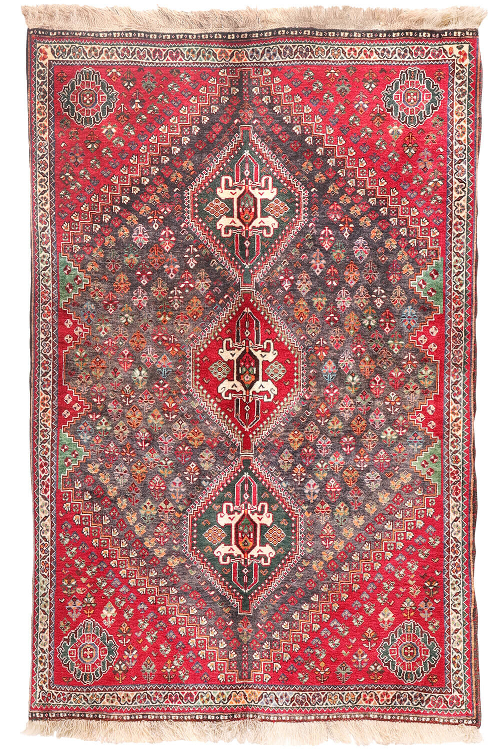 Semi- antique Qashqai rug from Iran. 166x111cms - Image 2