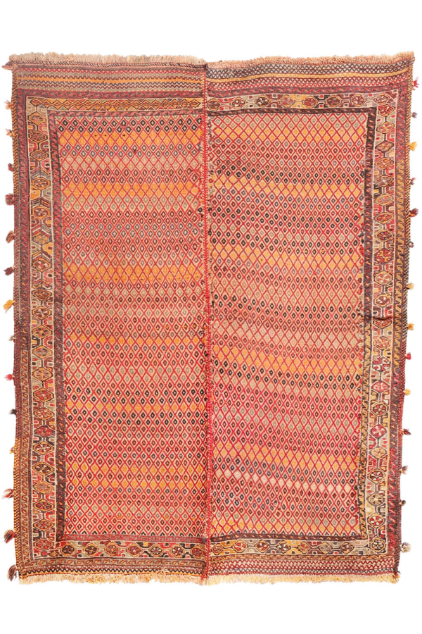 Kilim shiraki árabe semi-antiguo, Irán. 200x160 cms - Imagen 2
