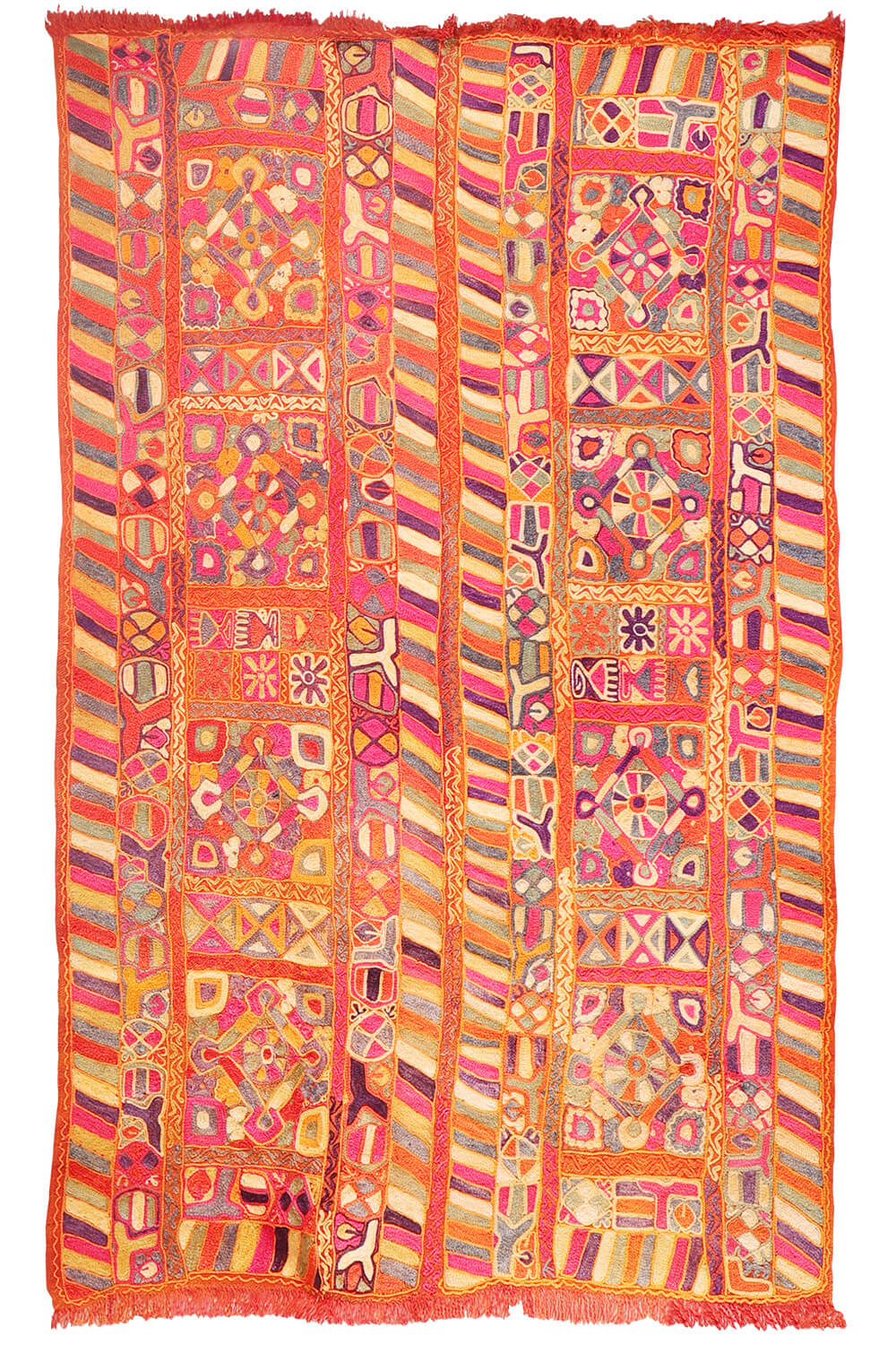 Kilim vintage de los árabes de las Marismas, Irak. 247x158 cms - Imagen 2