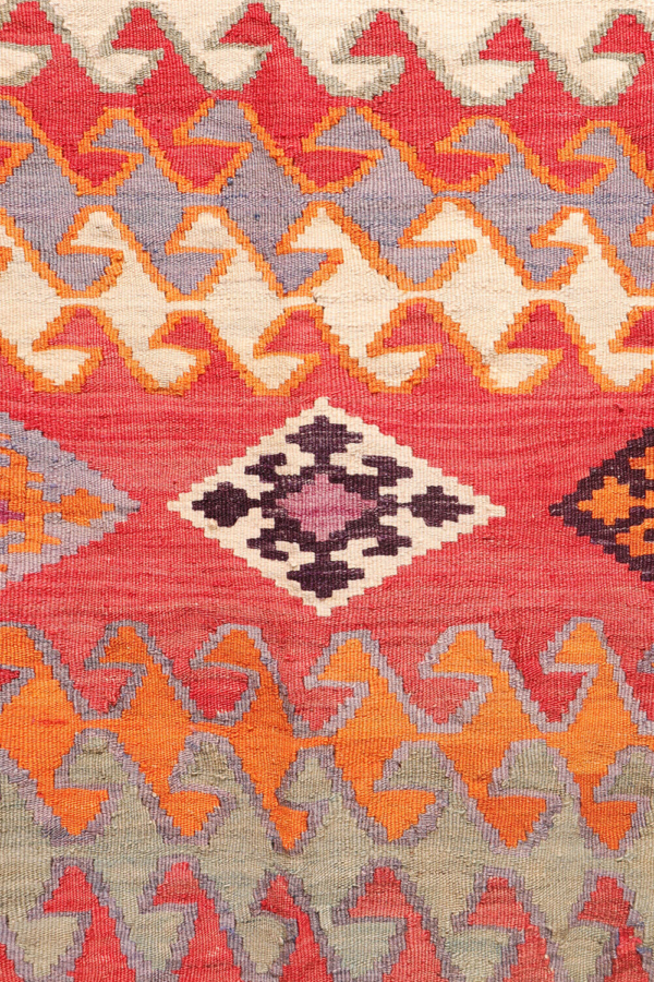 Kilim vintage Qashqai, Irán. 253x121 cms - Imagen 4