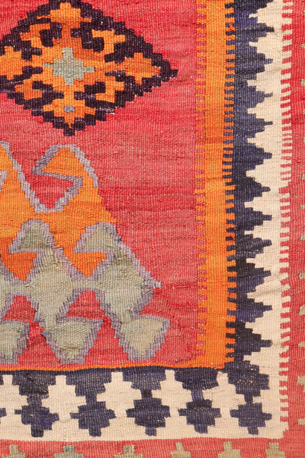 Kilim vintage Qashqai, Irán. 253x121 cms - Imagen 5