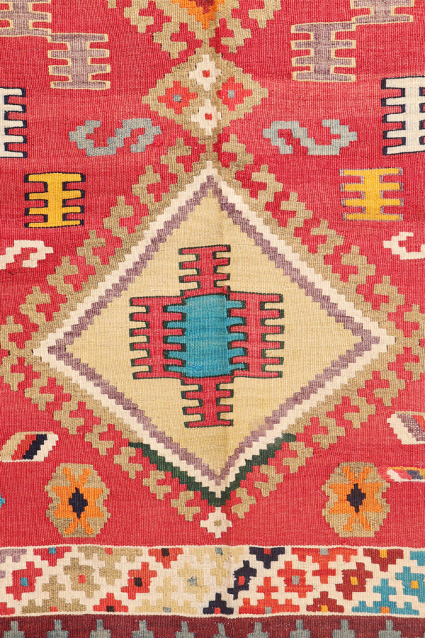 Kilim vintage Qashqai, Irán. 244x156 cms - Imagen 5