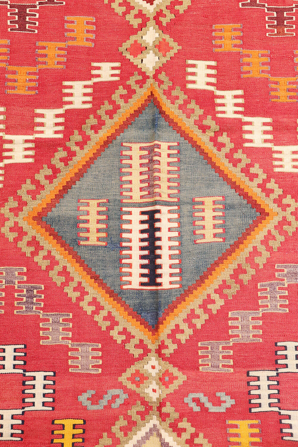 Kilim vintage Qashqai, Irán. 244x156 cms - Imagen 6