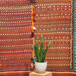 Vintage Arab shiraki kilim from Iran. 222x160 cms