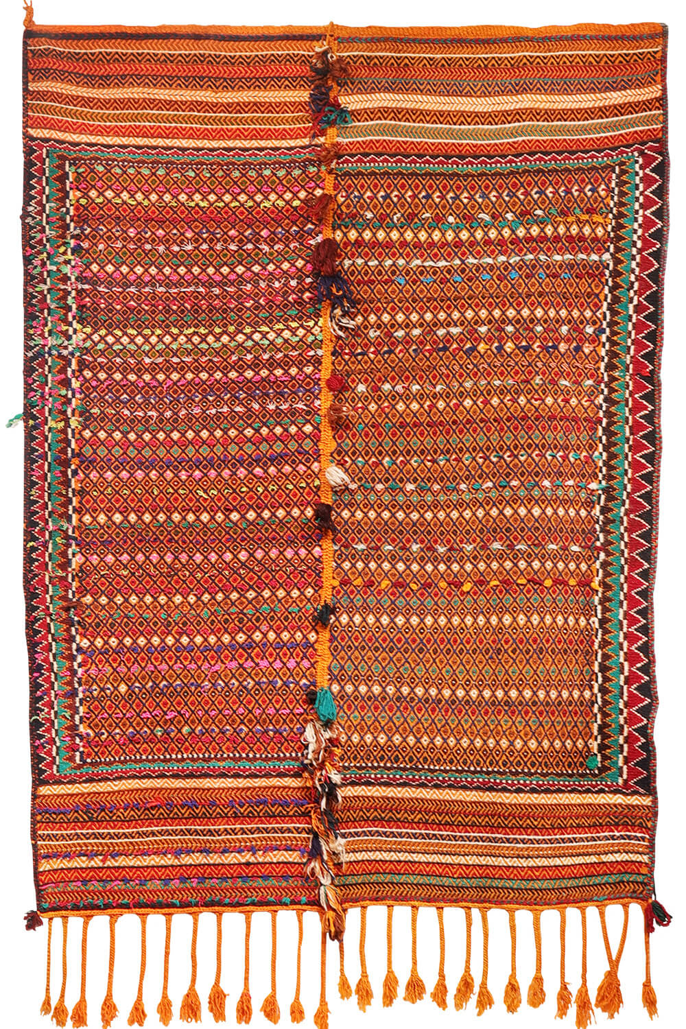 Kilim shiraki vintage árabe, 222x160 cms - Imagen 2