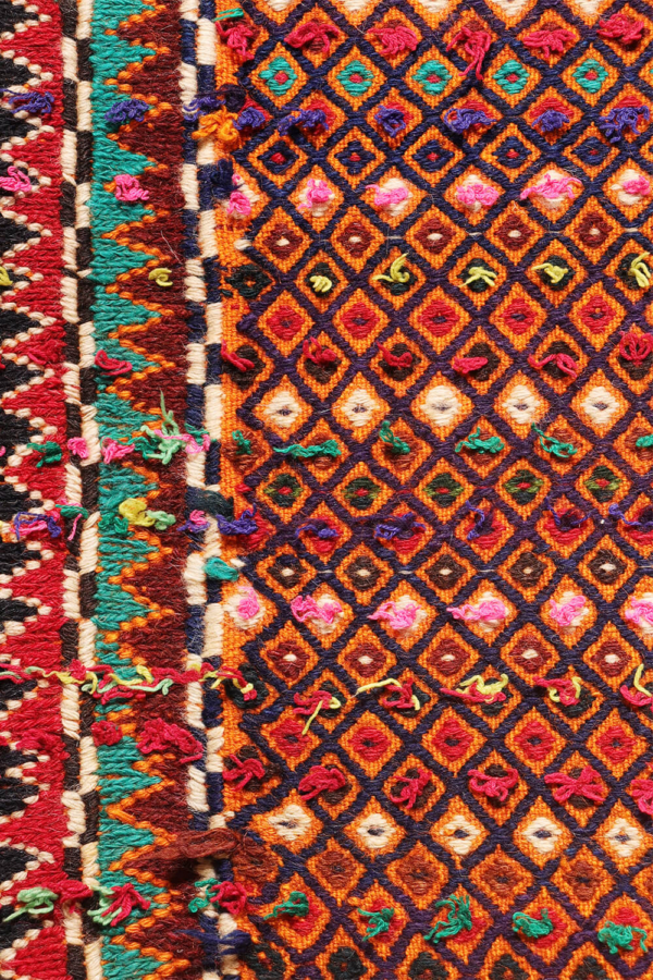 Kilim shiraki vintage árabe, 222x160 cms - Imagen 5