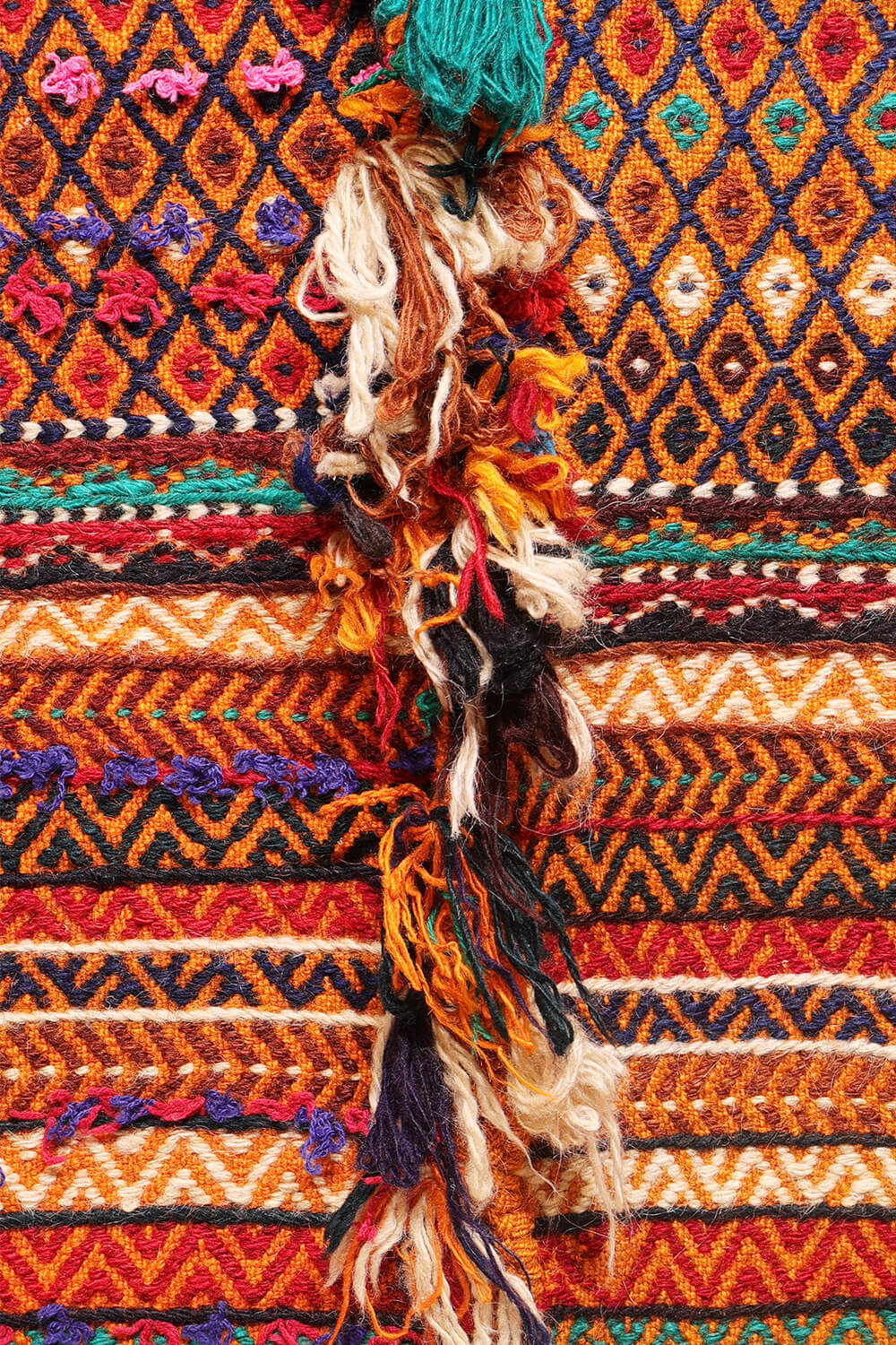 Kilim shiraki vintage árabe, 222x160 cms - Imagen 6